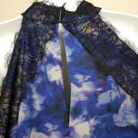 Badgley Mischka Lace Trapeze Mini Dress size 10 - Picture 9 of 15